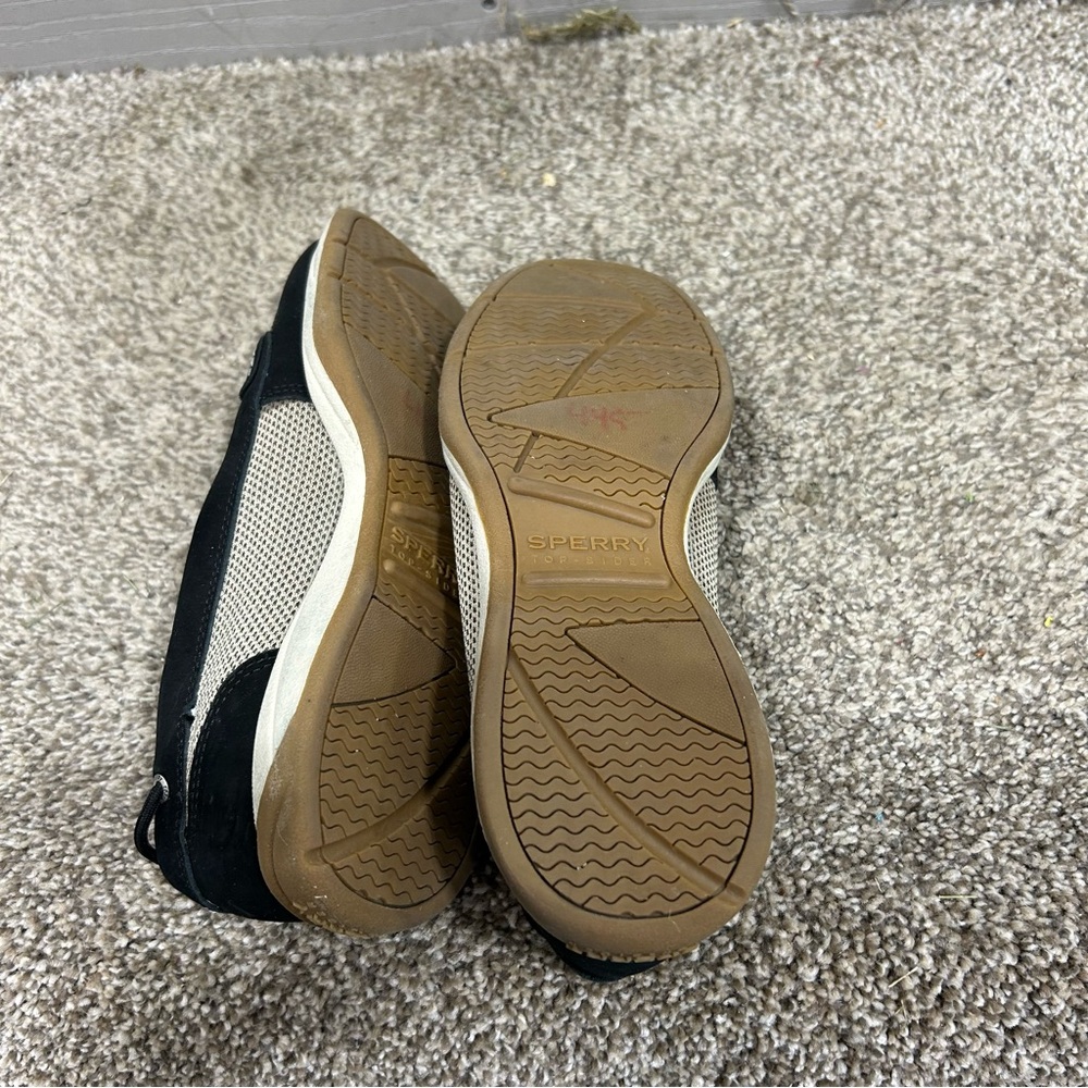 Sperry Top Sider Stylish Black and White Women's Loafers Size 8 - Picture 5 of 5